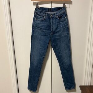 Citizens of Humanity Olivia Denim Jeans 25 High Rise Skim Ankle